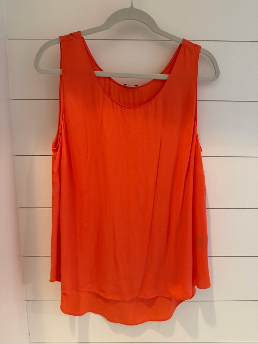 Cremieux Sleeveless Orange Women's Blouse